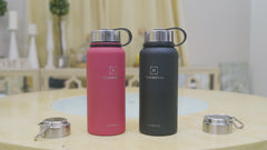 HydrateNow Bottles Stainless Steel Insulated Water Bottle 800ml Cold Water Bottle for School, Work, Traveling Cooling Bottle with Leakproo